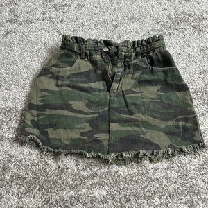 CAMO mini skirt